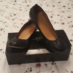 JCrew leather flats